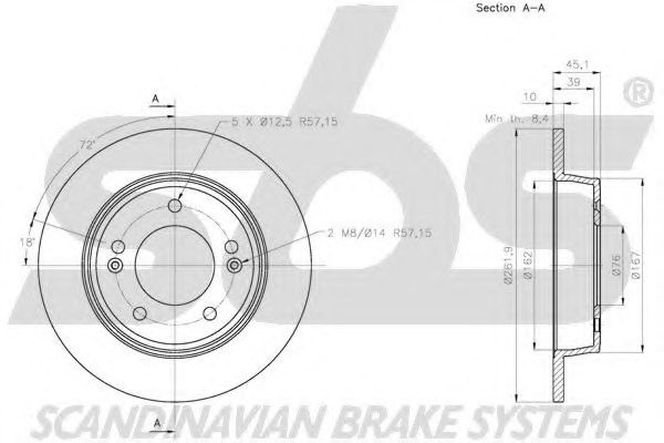 sbs 1815203446 Brake Disc